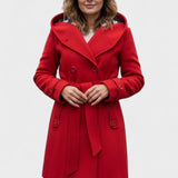 Leona™ | Elegant dobbeltradet frakke