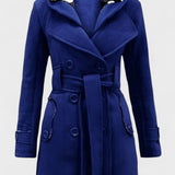 Leona™ | Elegant dobbeltradet frakke