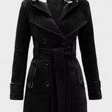 Leona™ | Elegant dobbeltradet frakke