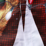 Mænds jule sjove outfit tema top ferie knap-ned langærmet skjorte