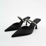 Mette | Strass højhæle