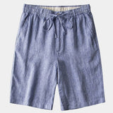 Mikkel™ | Grå Hørshorts Mariner