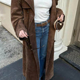 Mille™ | Elegant ruskindstrenchcoat