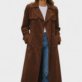 Mille™ | Elegant ruskindstrenchcoat