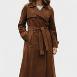 Mille™ | Elegant ruskindstrenchcoat