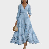 Siena™ - Elegant Plissé Maxi Kjole