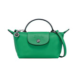Mini Læder Longchamp Taske - Grøn