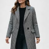 Oliven™ | Premium Lang Uldfrakke