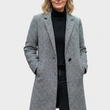 Oliven™ | Premium Lang Uldfrakke