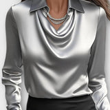 Ronja | Satin Bluse