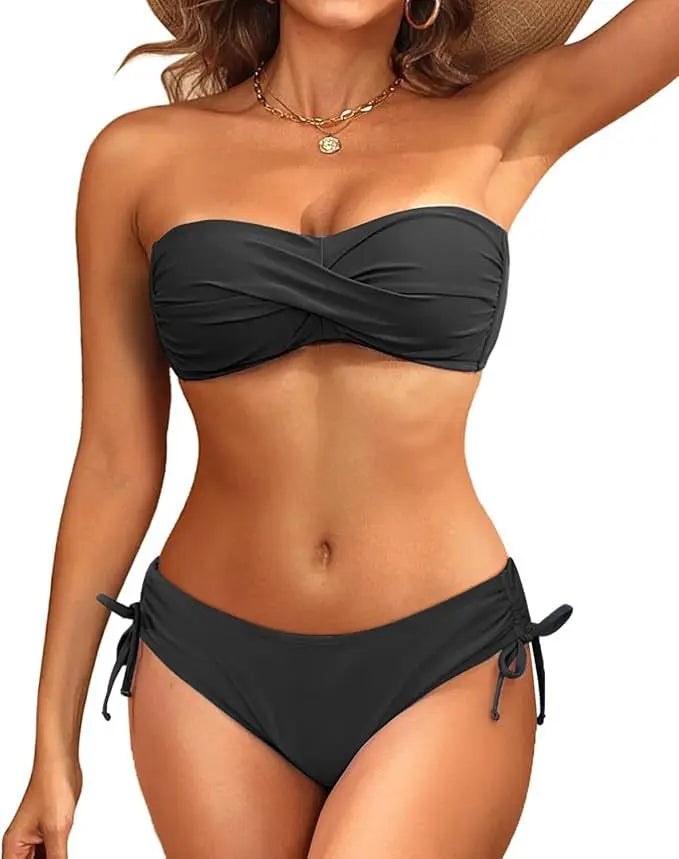 Pauline™ | Højtaljet Bikini Sæt