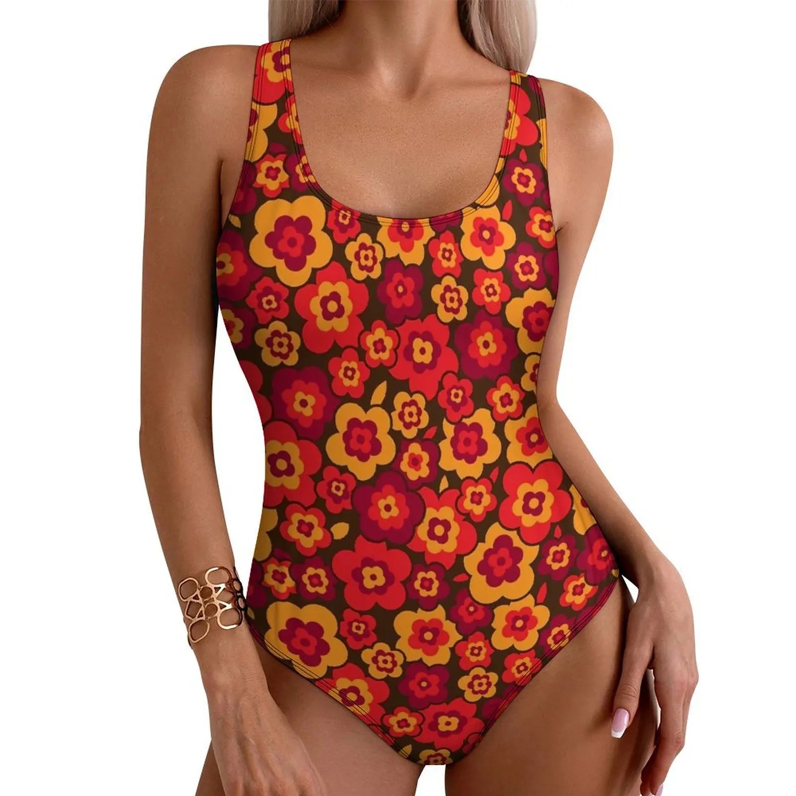 Barbara™ | Blomsterprint Badedragt