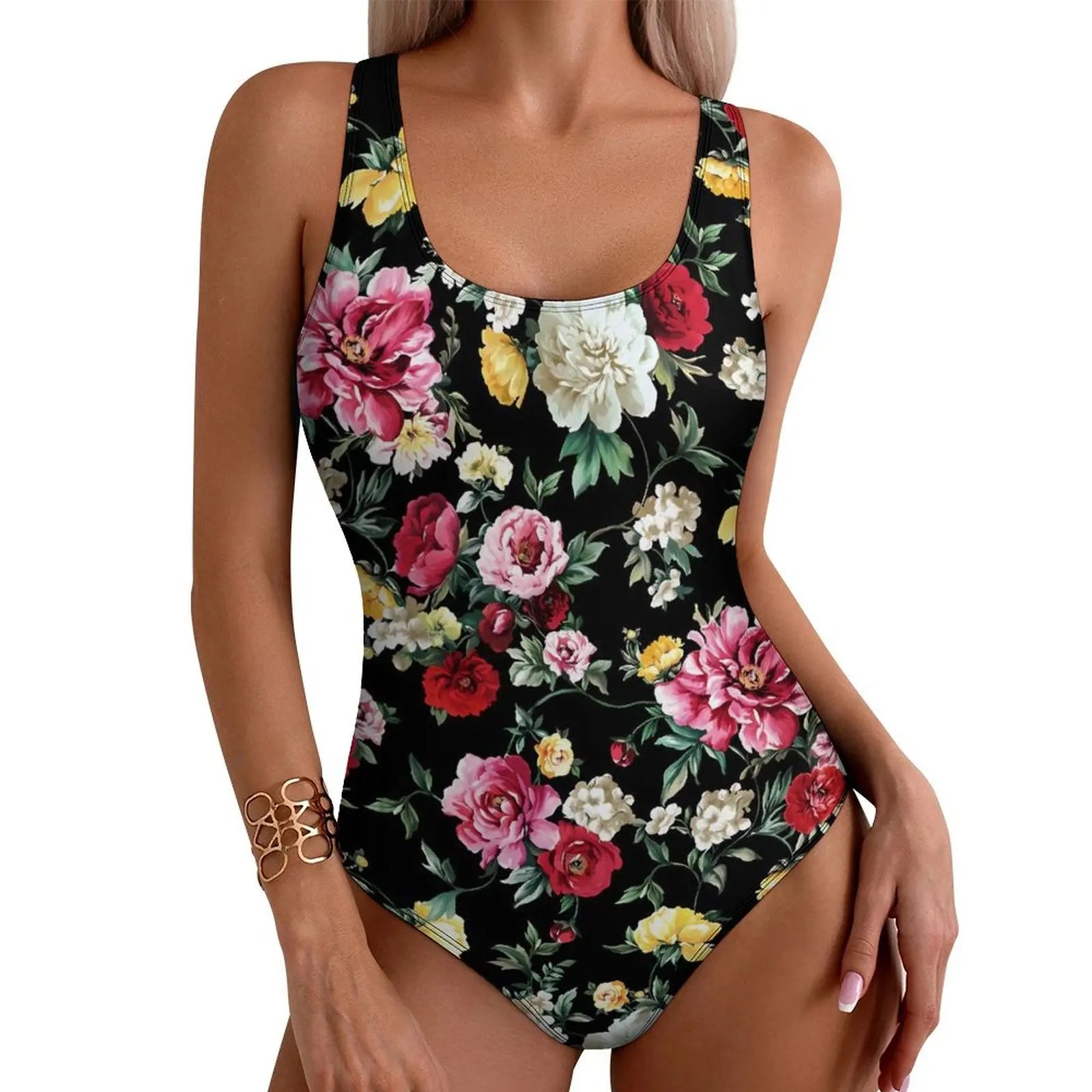 Barbara™ | Blomsterprint Badedragt