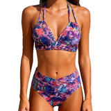 Teresa™ | Blomster Højtaljet Bikini Sæt