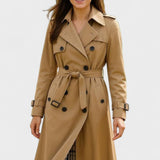 Saara™ | Elegant frakke med taljebælte