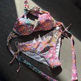 Sylvia™ | Trykt Bikini Sæt