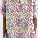 Selma | Blomstret bluse