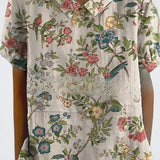 Selma | Blomstret bluse