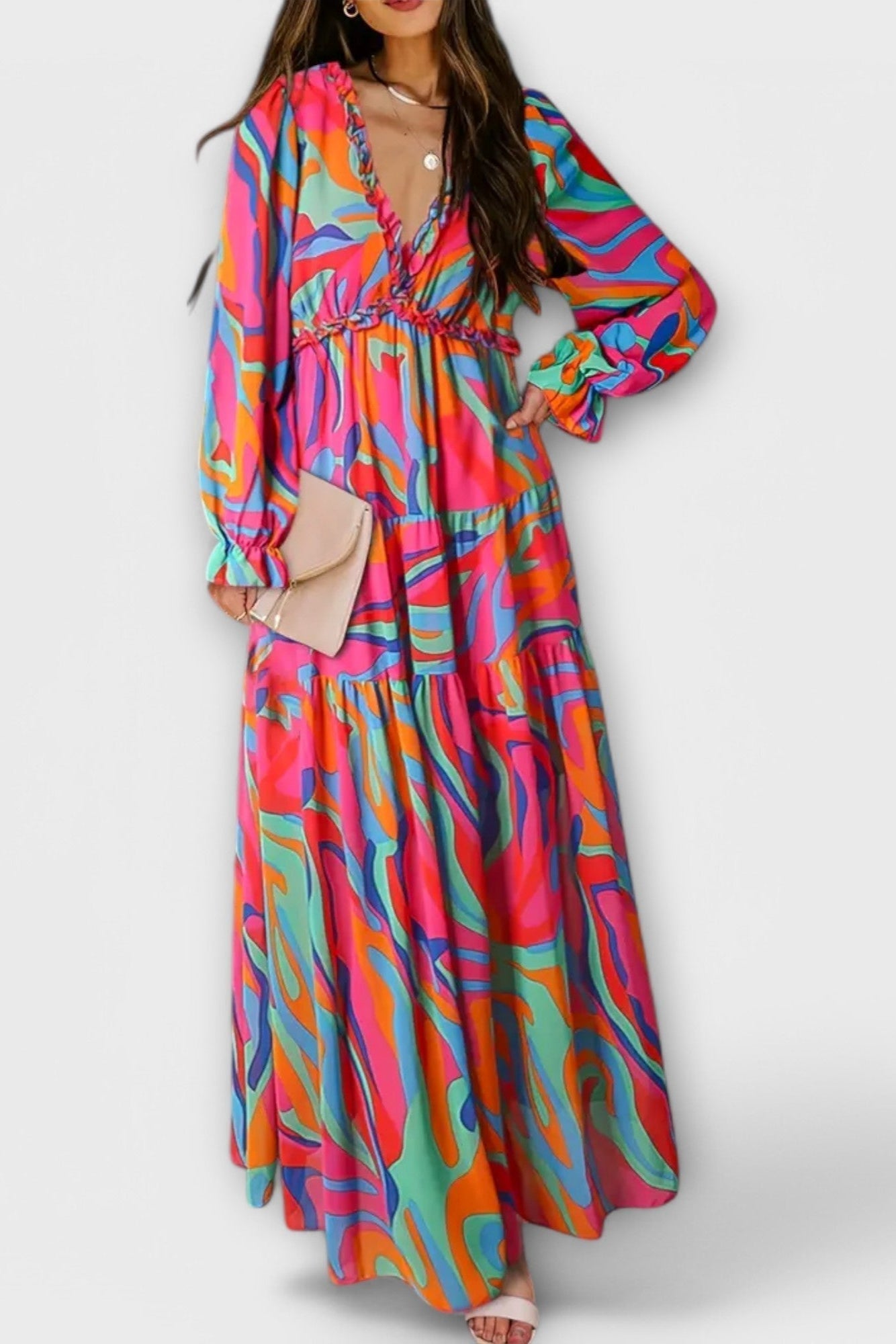 Sofia | Maxi blomsterkjole