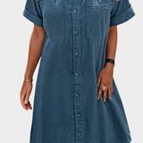 Solveig | Denim kjole