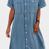 Solveig | Denim kjole