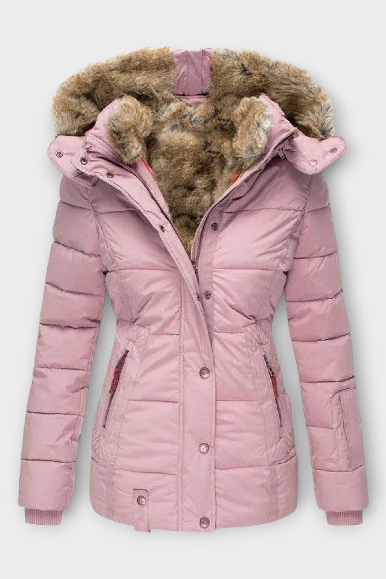 Thilde™ | Frakke med blødt pelsfor