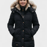 Thilde™ | Frakke med blødt pelsfor