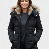 Thilde™ | Frakke med blødt pelsfor