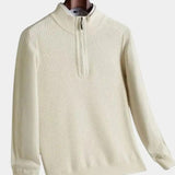 Vilhelm™ | Basis Pullover med Halvzip