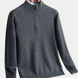 Vilhelm™ | Basis Pullover med Halvzip