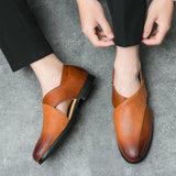 Vintage Læder Loafers