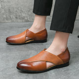 Vintage Læder Loafers