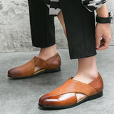 Vintage Læder Loafers
