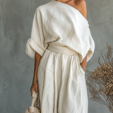 Mila™ - Off-Shoulder 2-delt Sæt