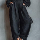 Tess™ - Off-Shoulder-Sæt med Bred Bukser