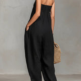 Nina™ - Elegant Off-Shoulder Jumpsuit