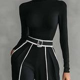 Vera™ - Elegant sæt med kontrastdetaljer
