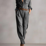 Anna™ - Rutig Elegant Jumpsuit