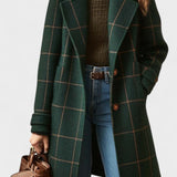 Yrsa™ | Elegant tweedfrakke i ternet mønster