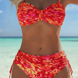 Audrey | Abstrakt Print Bikini Sæt