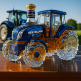Whiskyflaske i klassisk traktorform New Holland T7