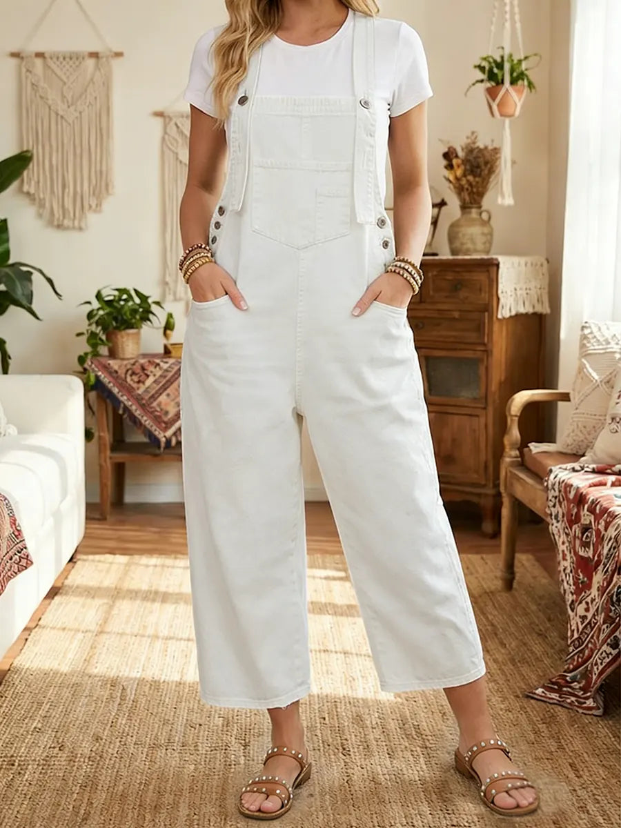 Aurevia | Denim Havebukser med Vintage Look