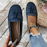Nadine - Klassiske Loafers med Quaste-detalje