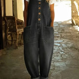 Lara™ -  Bukser med seler i vintage-stil